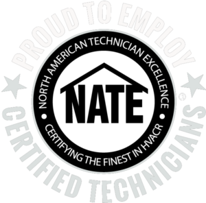 Nate certified HVAC technicians